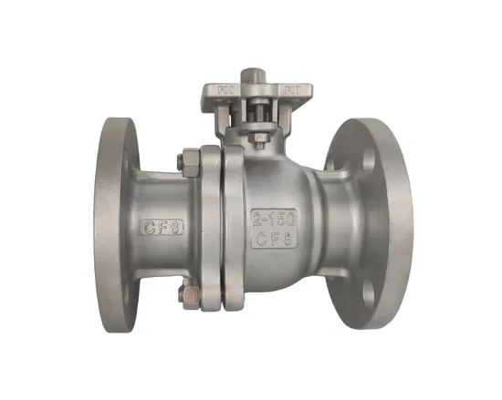 2pc floating ball valve flanged